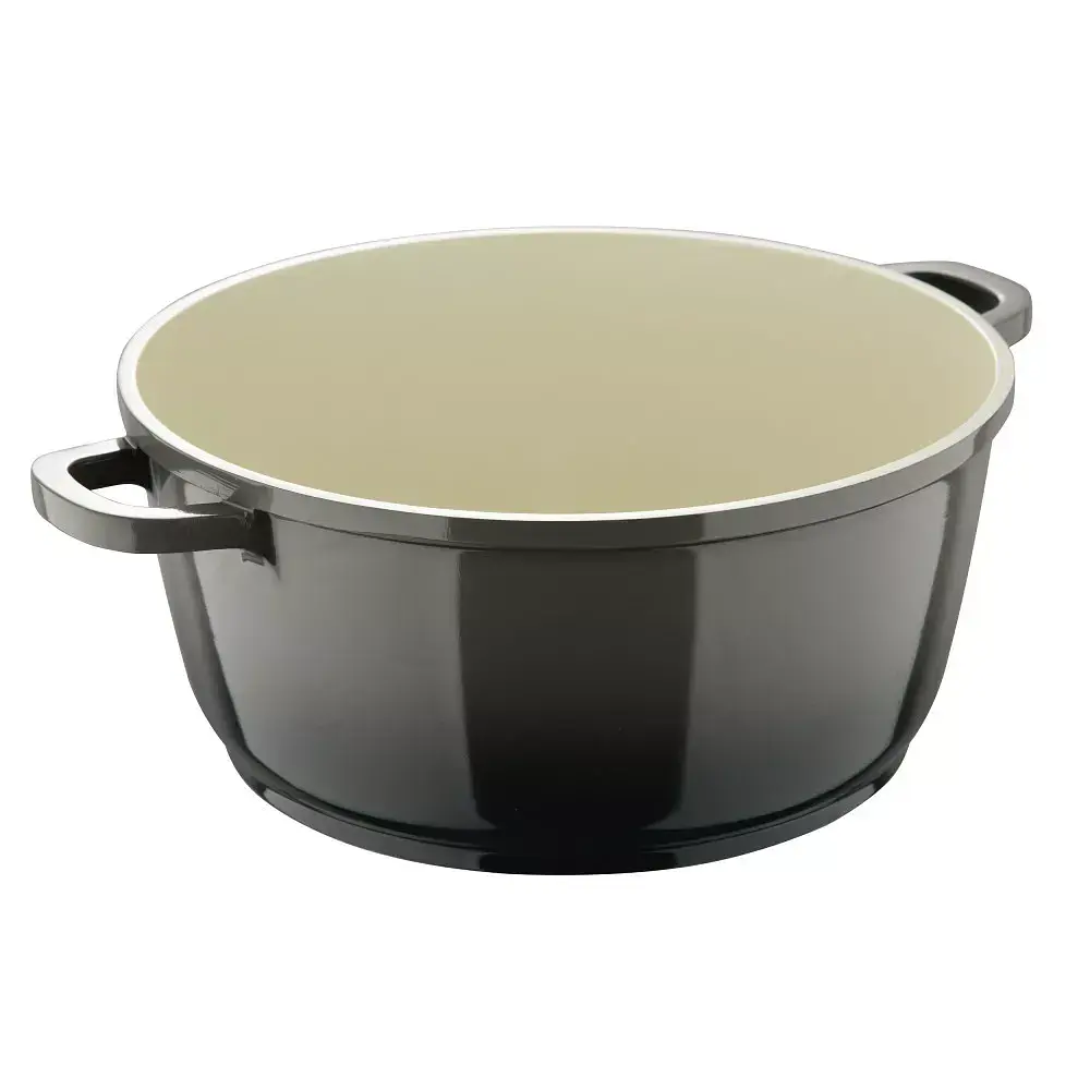 Каструля з кришкою Bergner Excalibur, сіра, 28 см, 6,5 л (BG-36102-GY) - фото 2