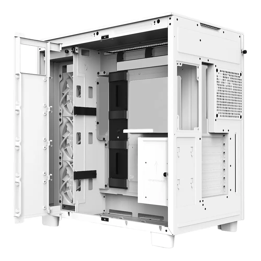 Корпус NZXT H9 Flow White (CM-H91FW-01) без БЖ - фото 4