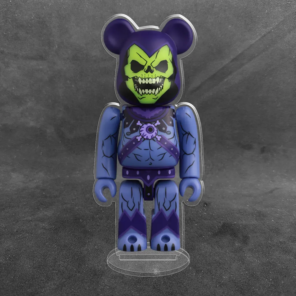Акрилова колекційна фігурка Bearbrick Masters of the Universe Skeletor