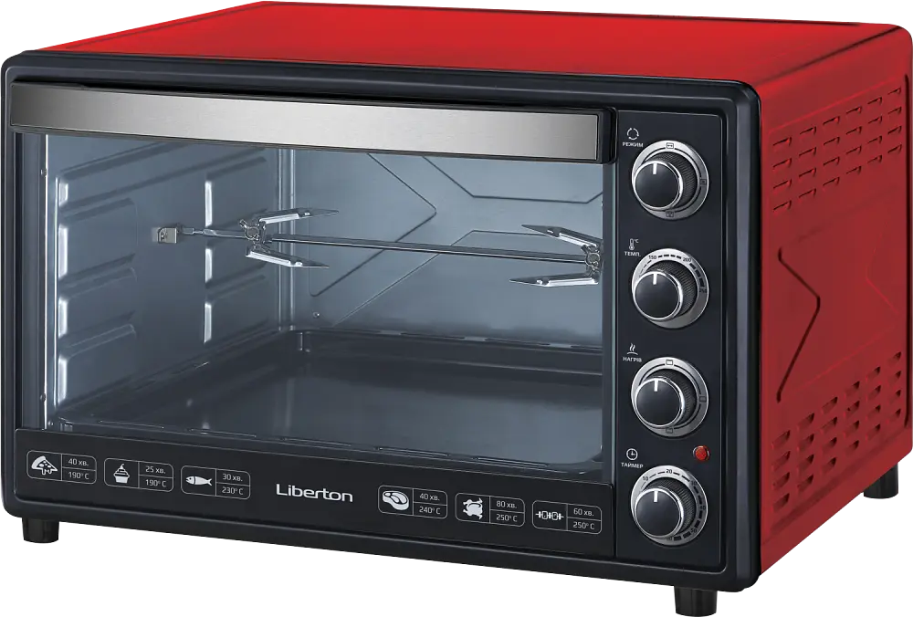 Електродуховка Liberton LEO-650 Red 65 л