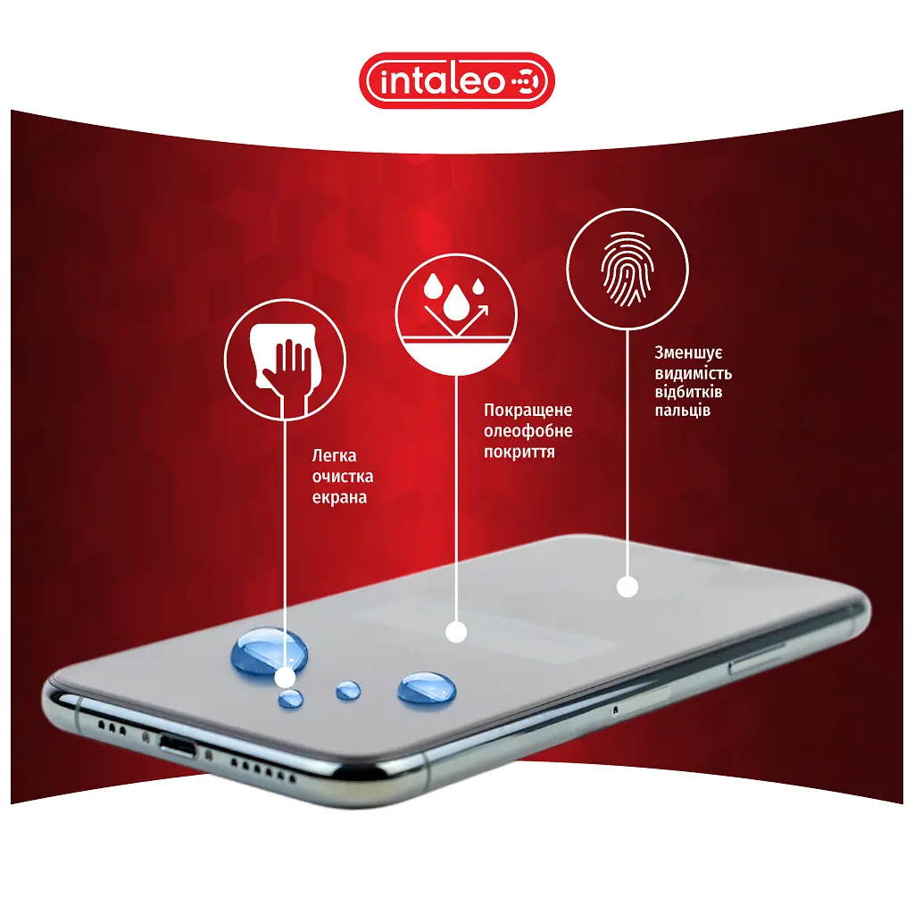 Скло захисне Intaleo Full Glue Infinix Note 40 4G Black (1283126594915) - фото 6