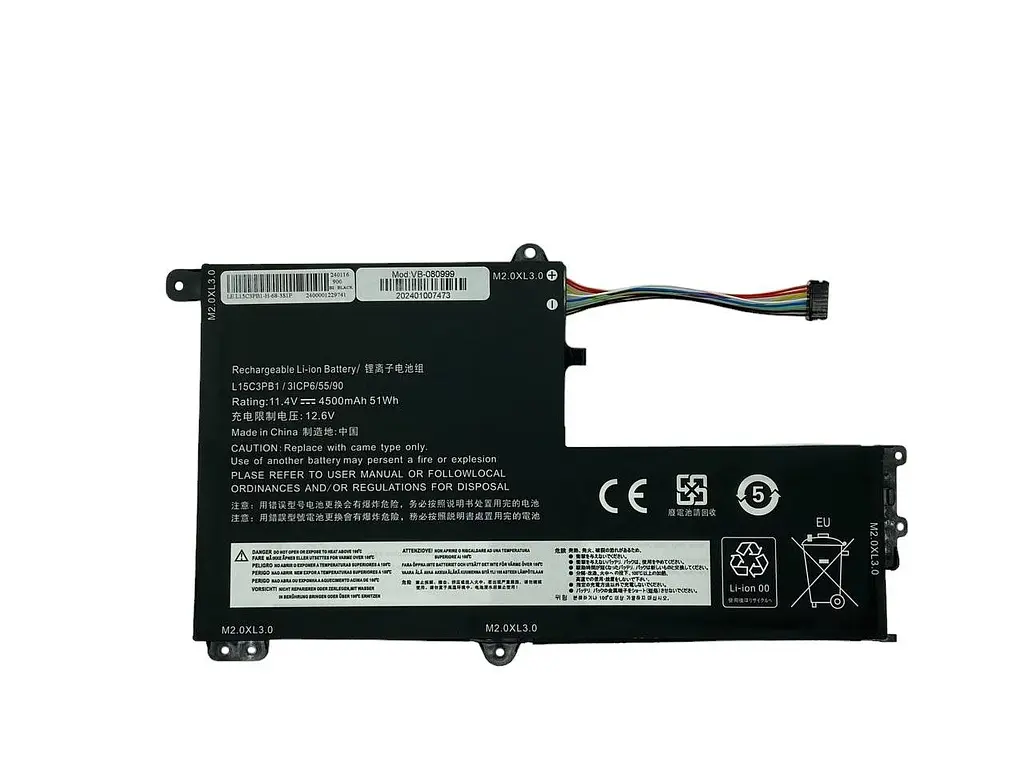 Акумулятор для ноутбука Lenovo L15L3PB0 IdeaPad 330S-15IKB 11.4V Black 3600 mAh - фото 2