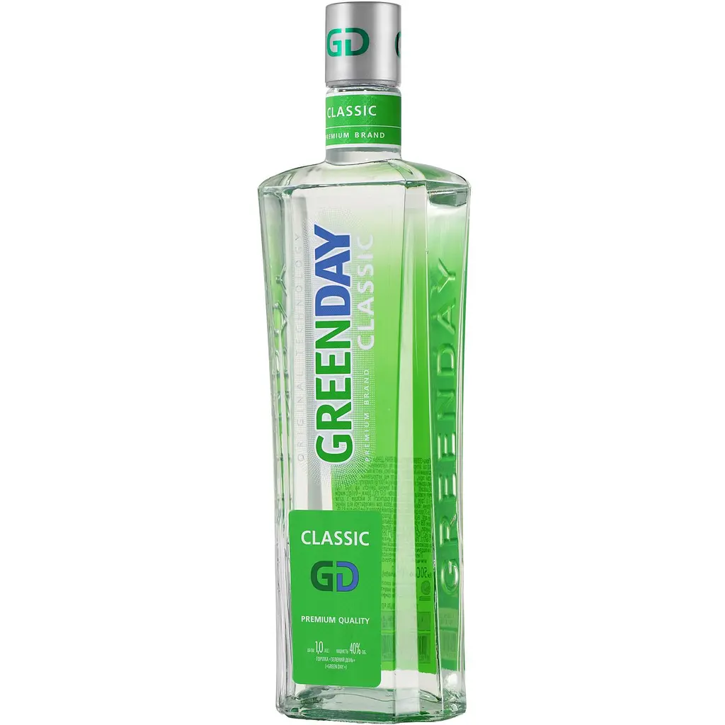 Водка Green Day 40% 1л - фото 2