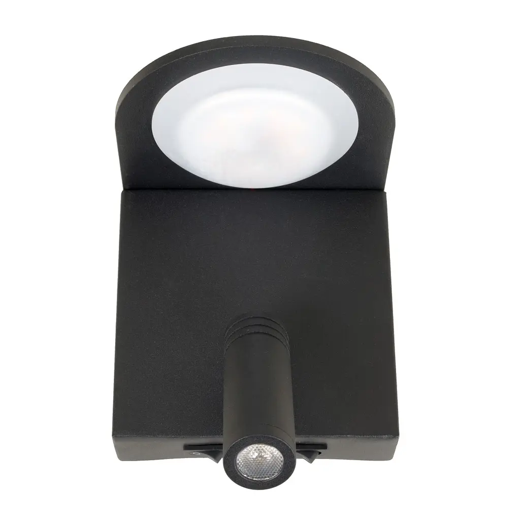 Подсветка направленного света настенная накладная LED лофт AL-532/7W + 3W BK - фото 6
