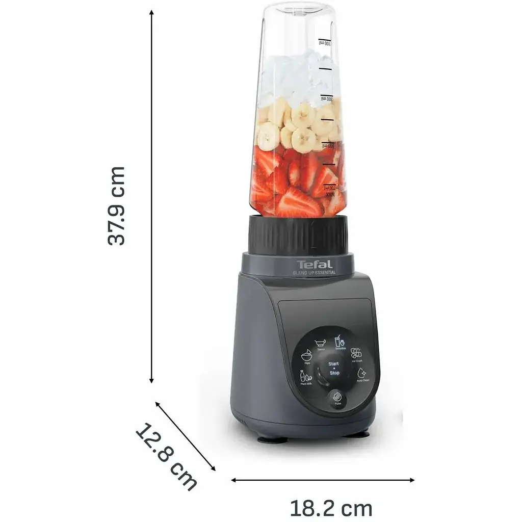 Блендер стаціонарний Tefal Blend UP Essential 800 Вт чорно-сірий (BL1EHBF0) - фото 3
