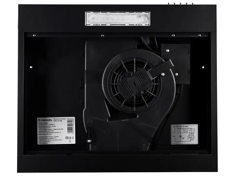 Витяжка Minola HPL 512 BL - фото 6