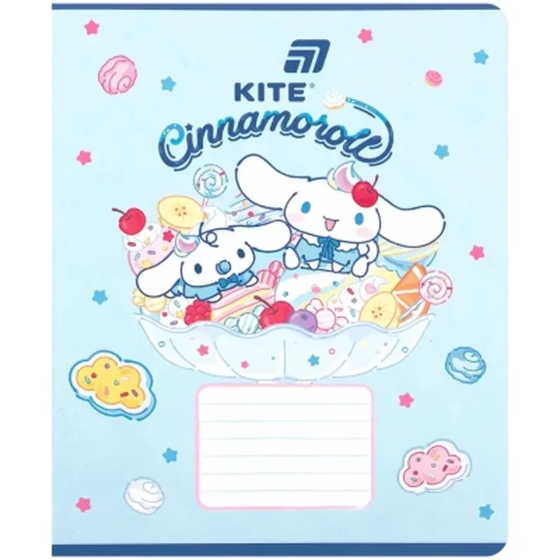 Зошит Kite Cinnamoroll, 18 аркушів, клітинка (CR26-236) - фото 4