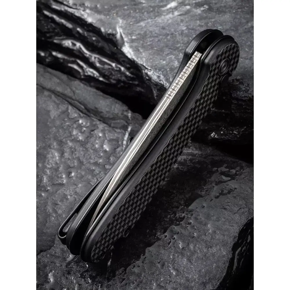 Ніж Civivi Elementum II Button Lock Damascus Black - фото 7