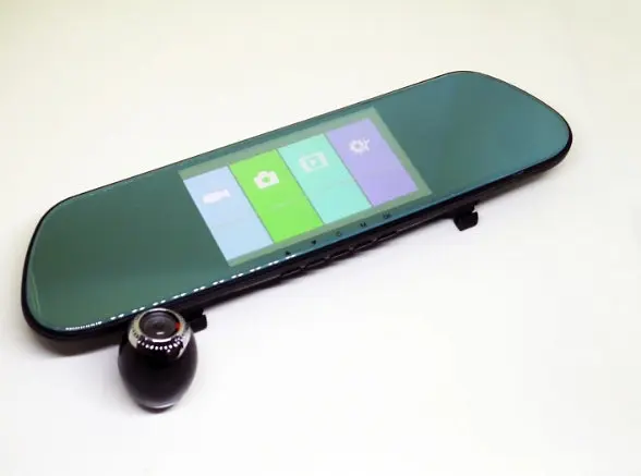 Зеркало авторегистратор DVR V9TP Full HD 5 дюймов 3 камеры - фото 8