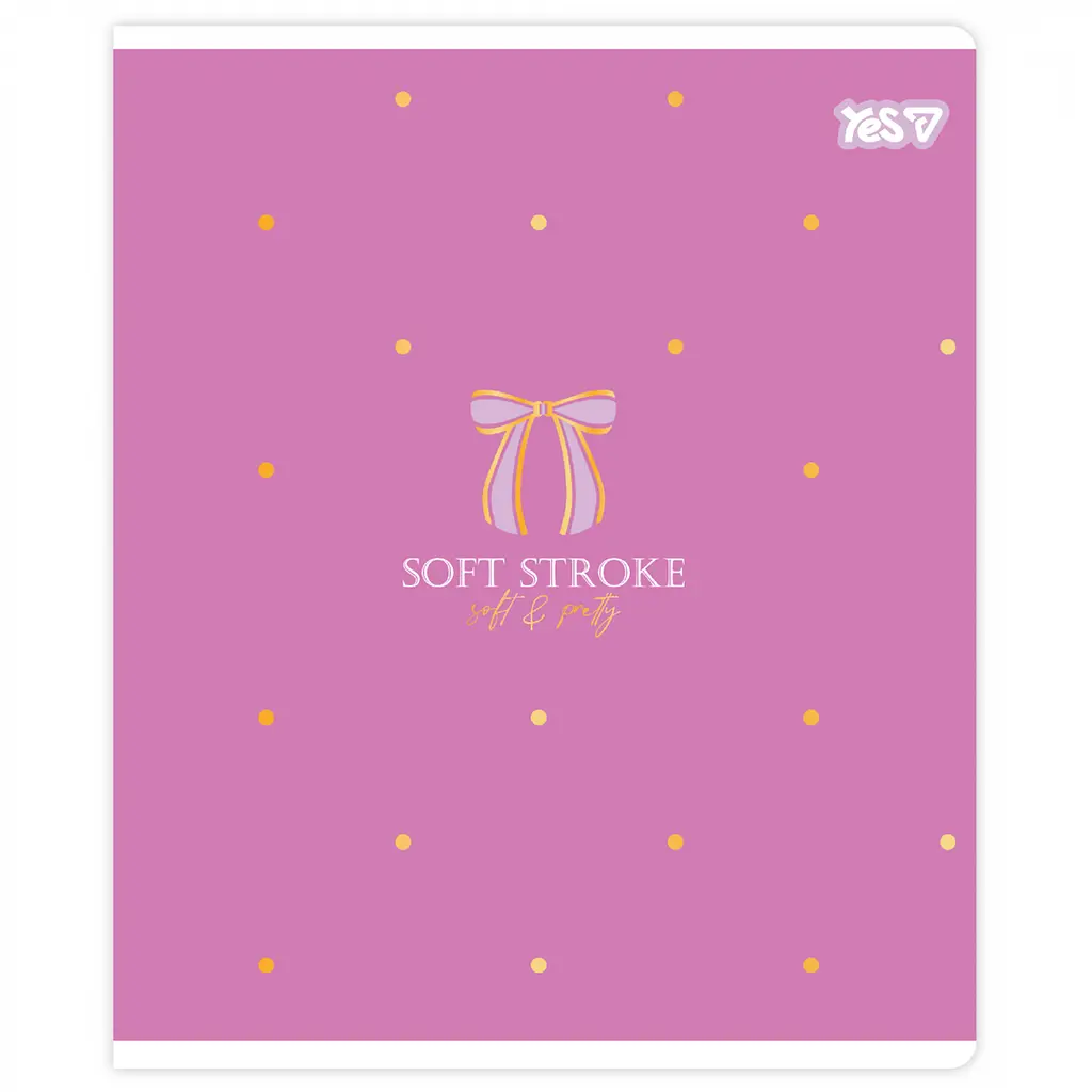 Зошит учнівський Yes Pink bow А5 24 аркушів клітинка 10 шт. (768566) - фото 3