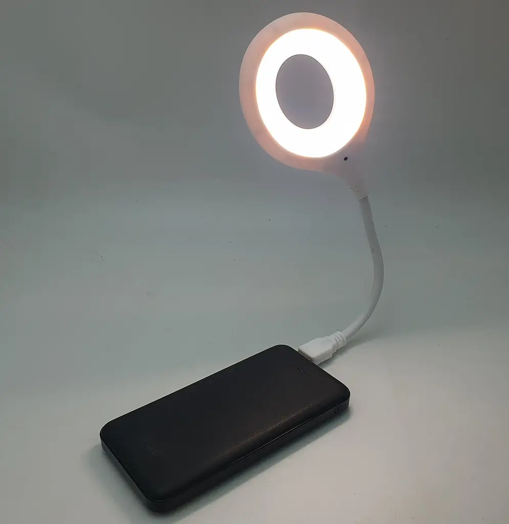 Гнучка USB LED настільна лампа з голосовим керуванням англійський підсвічування нічник 1,5Вт UKC LK-50 - фото 10