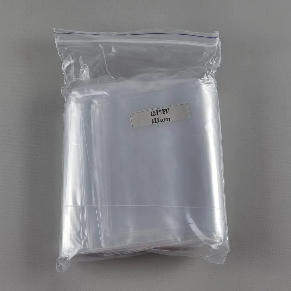 Пакети Zip-Lock прозорі 12x18 см, 100 шт, 50 мкм, поліетиленові пакети із застібкою - фото 3