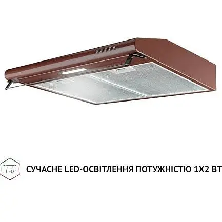 Витяжка пласка Perfelli PL 6144 BR LED - фото 3