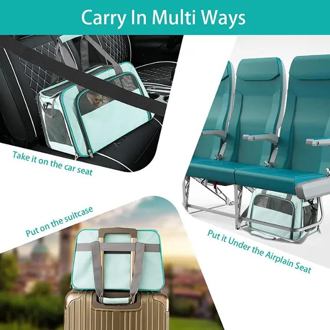 Сумка-переноска для котів і собак малих порід Люпосанчик BS-SS-034 - фото 8