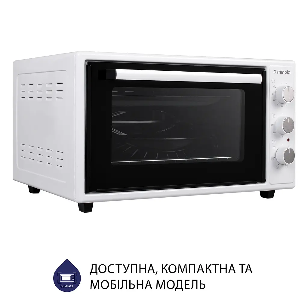 Електрична піч Minola FOET 4815 WH - фото 4
