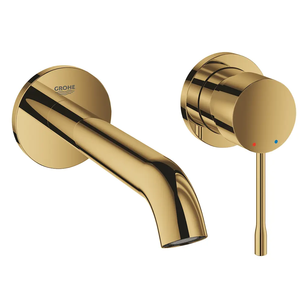 Змішувач для умивальника на два отвори M-Size Grohe Essence 29192GL1 Золотий