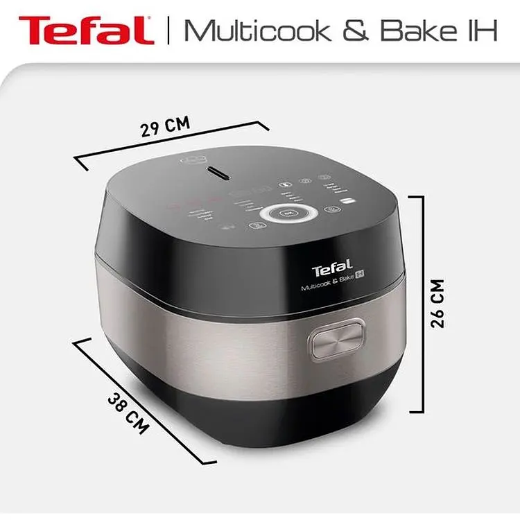 Мультиварка Tefal Multicook&Bake IH 1500 Вт чорна (RK908A34) - фото 6