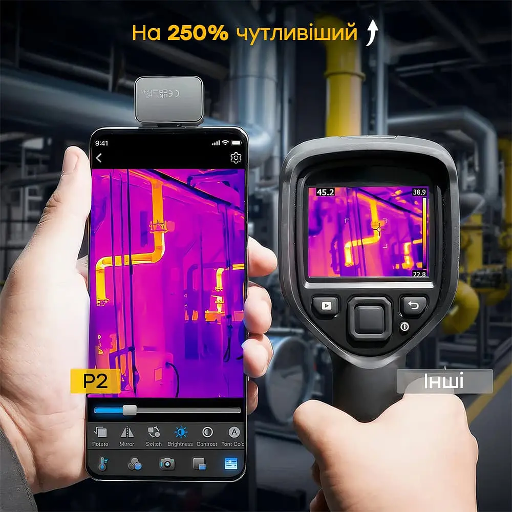 Тепловізор для смартфона на Android Thermal Master P2 (90-00030) - фото 17