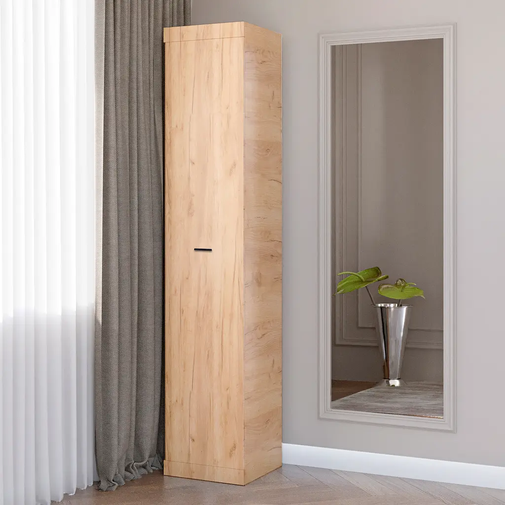 Шафа-пенал закрита Еверест Соната дуб крафт золотий (EVR-2692) - фото 2