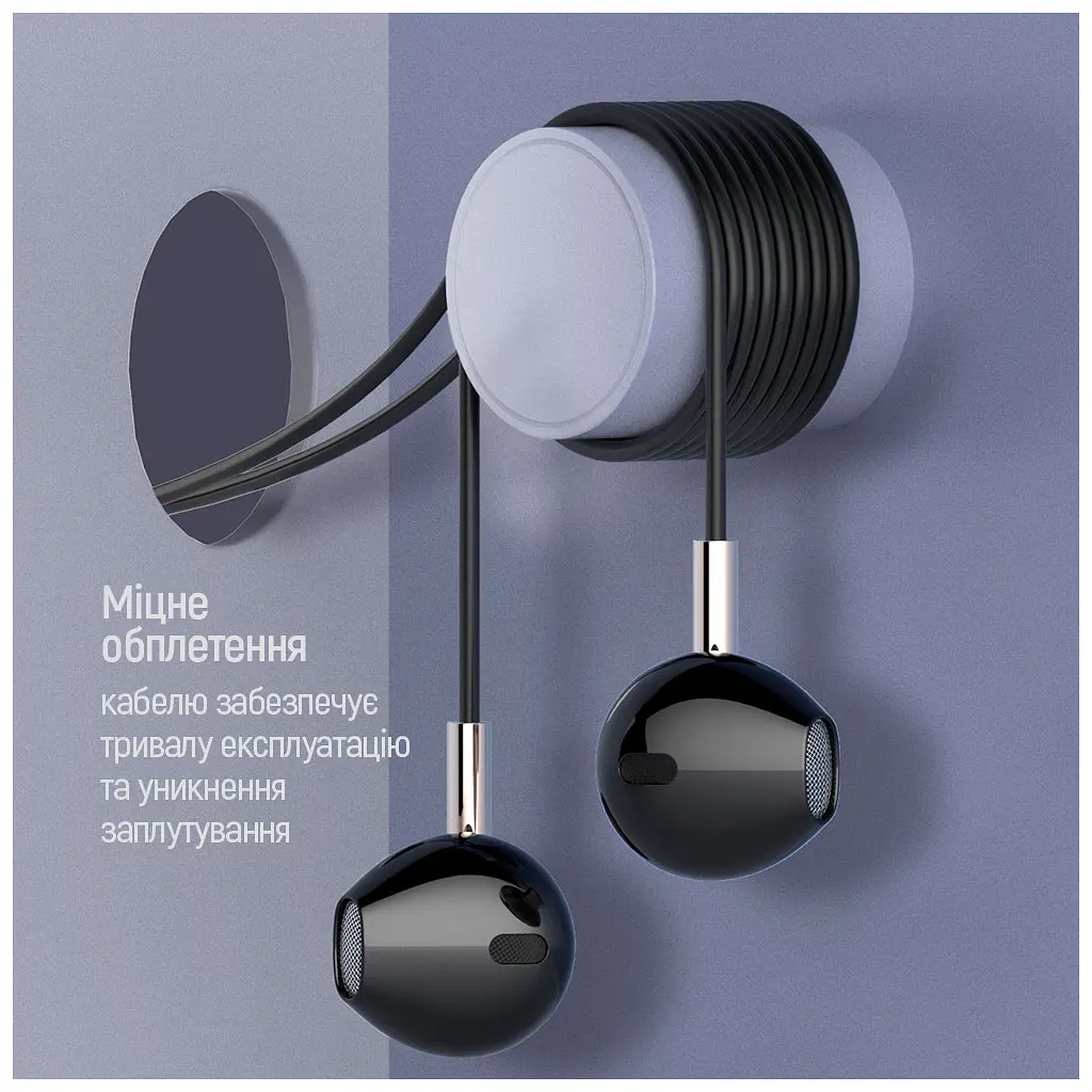 Навушники ColorWay Slim 3.5 mm Wired Earphone Blast 2 Black (CW-WD02BK) - фото 12