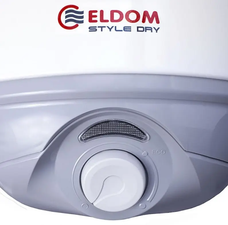 Водонагреватель Eldom STYLE DRY 80 л, 2 кВт, сухой ТЭН, вертикальный, цилиндрический, белый (72265WD) - фото 4