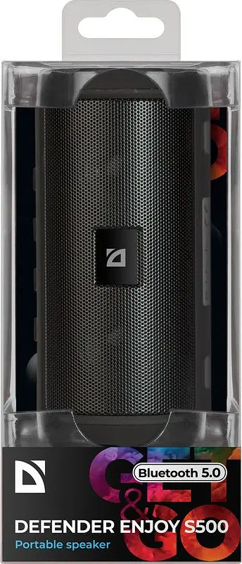 Акустическая система 1.0 Defender Enjoy S500 Black 10W BT/FM/TF/USB/AUX (65682) - фото 7