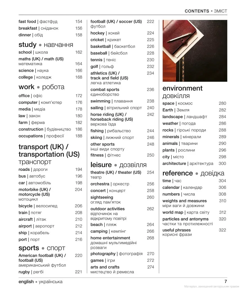 English Ukrainian Visual Bilingual Dictionary with FREE Audio APP - - фото 5