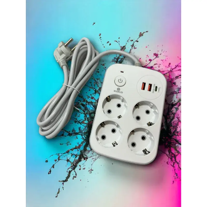 Мережевий фільтр живлення XoKo XK-SP-4-2-1-WH - фото 3