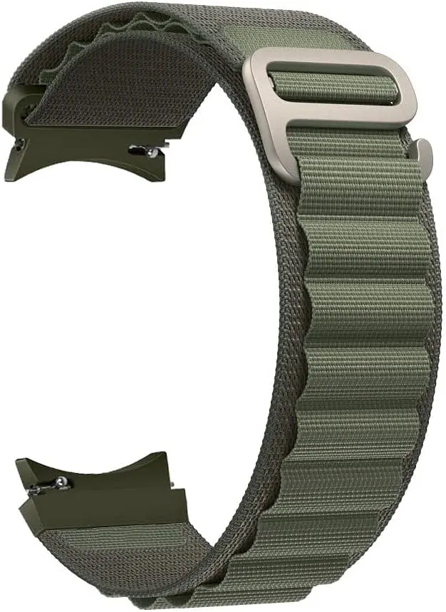 Ремінець BeWatch Alpine Loop Samsung Galaxy Watch 4 5 6 7 Хакі (14GW1205) - фото 2