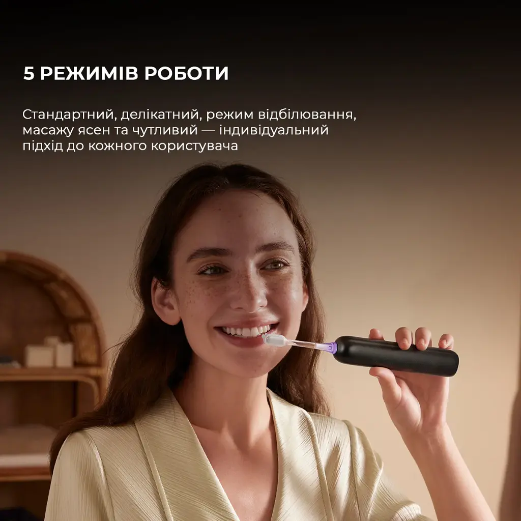 Електрична зубна щітка MOVA Fresh Pro Black (ATB15A-BK) - фото 4