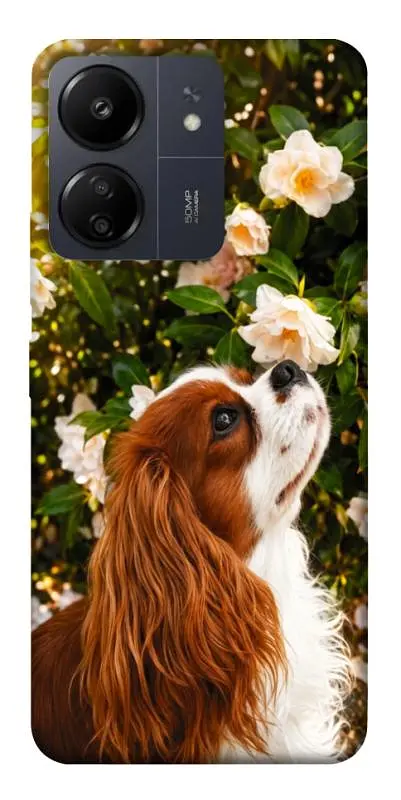 TPU чохол Demsky Flower spaniel для Xiaomi Redmi 13C