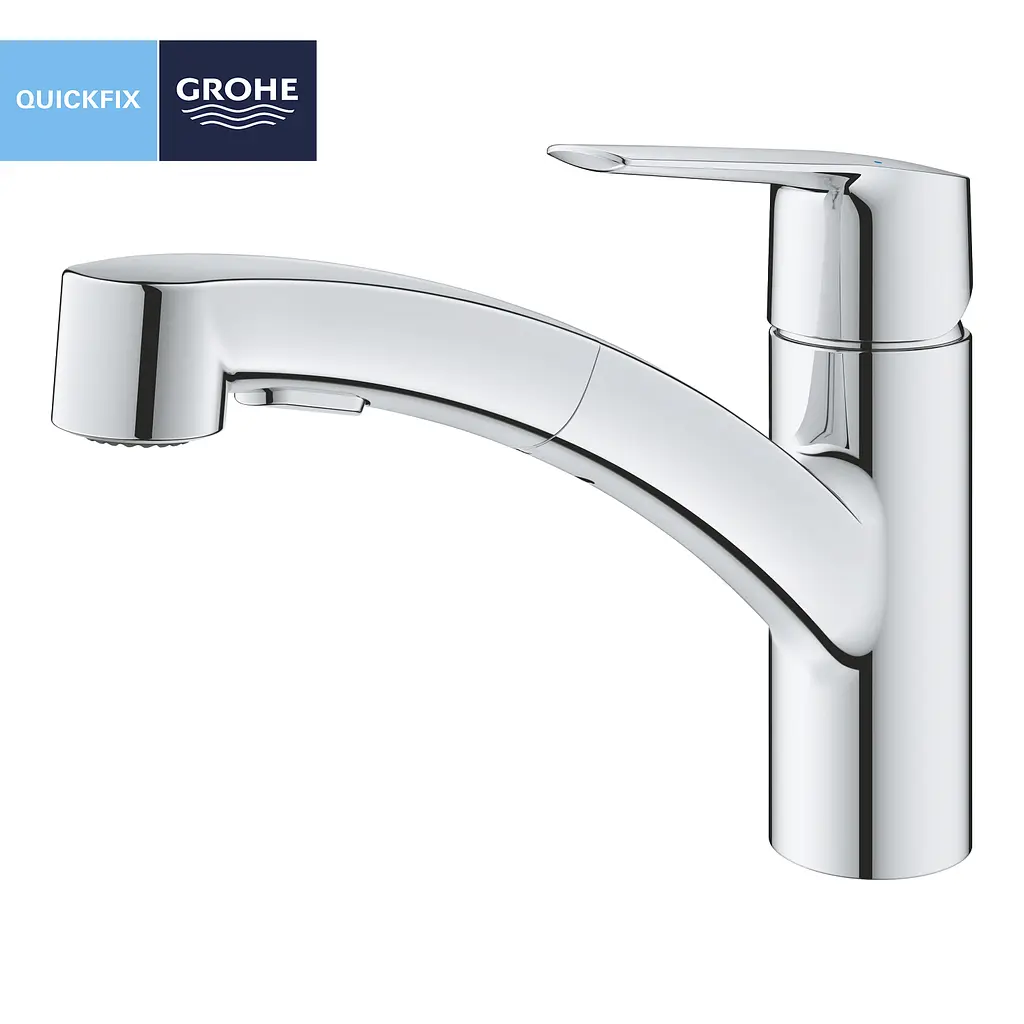 Змішувач для кухні Grohe QuickFix Start 30531001, Хром - фото 3