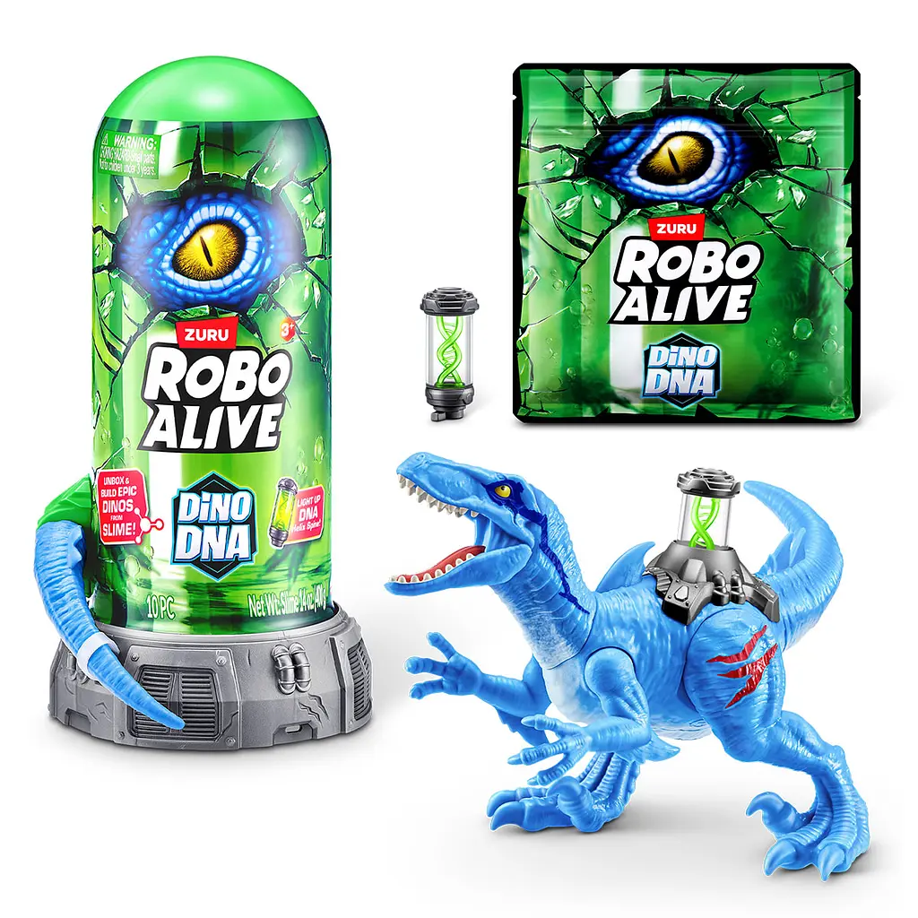 Інтерактивний ігровий набір ДНК Велоцизавра ROBO ALIVE S1 KIDDISVIT 71139B Різнокольоровий shop (4894680044302) - фото 2