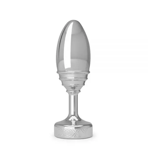 Анальна пробка DOXY Butt Plug RIBBED, 10.5х3.5 см - фото 3