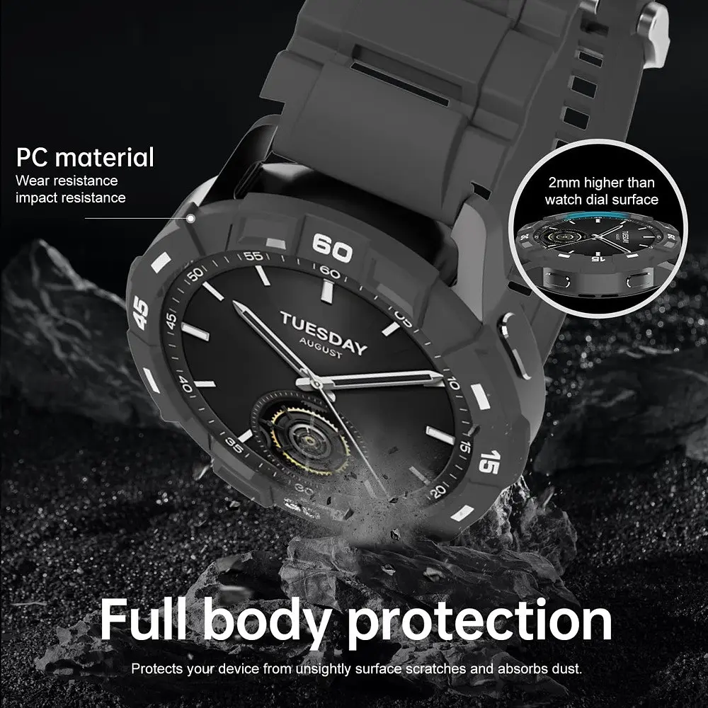 Безель Sikai для смарт-часов Xiaomi Watch S3 Black-white Sport - фото 5