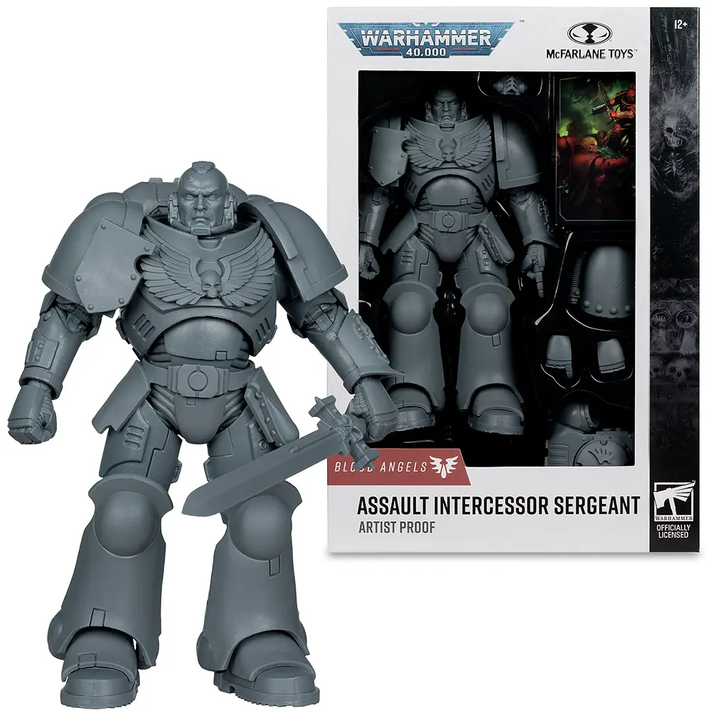 Фігурка Warhammer 40K Assault Intercessor Sergeant - Blood Angel - Artist Proof 7in (Вархамер 40К) - фото 4