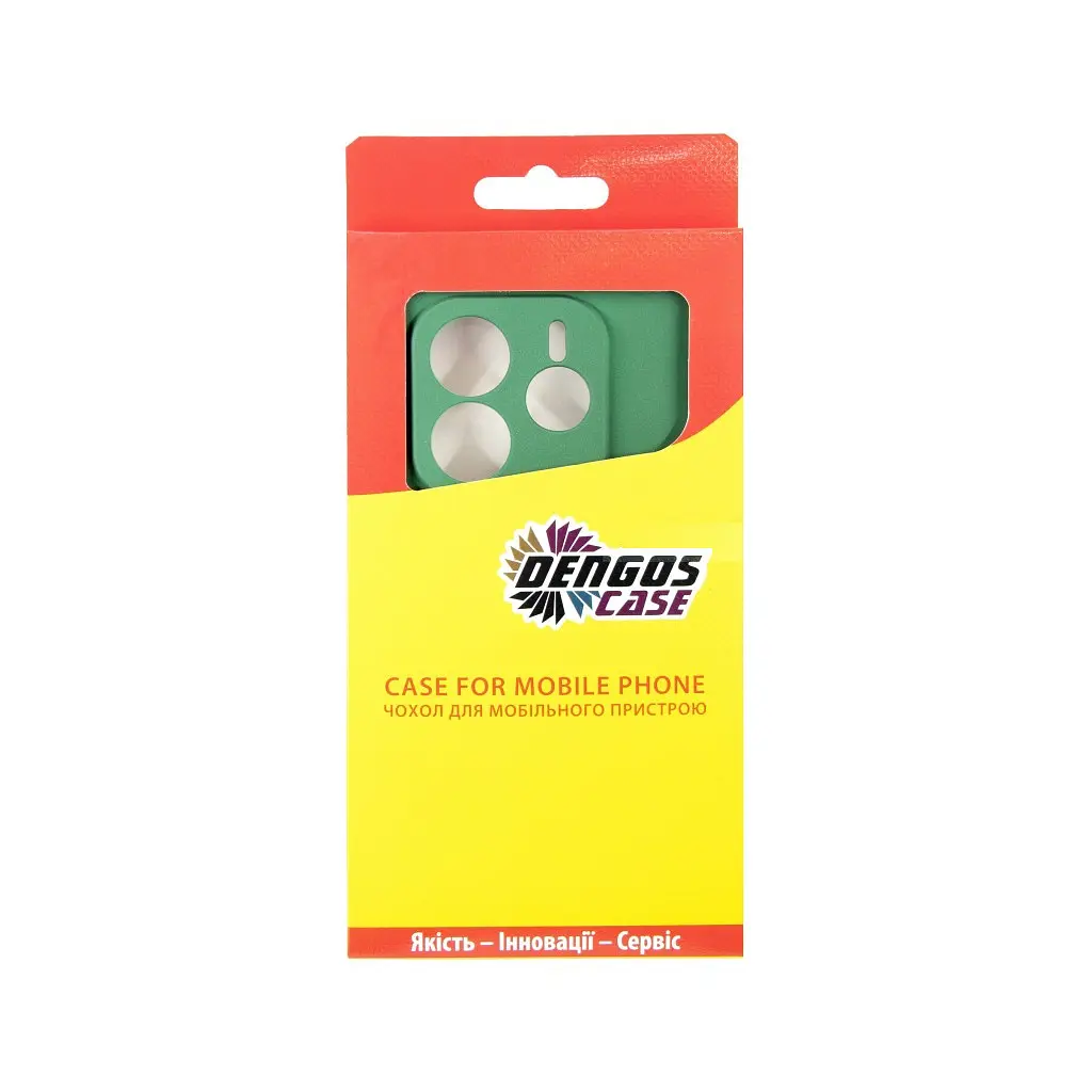 Чехол для мобильного телефона Dengos Kit Xiaomi Redmi Note 14 case Soft + glass (Mint) (DG-KM-131) - фото 4