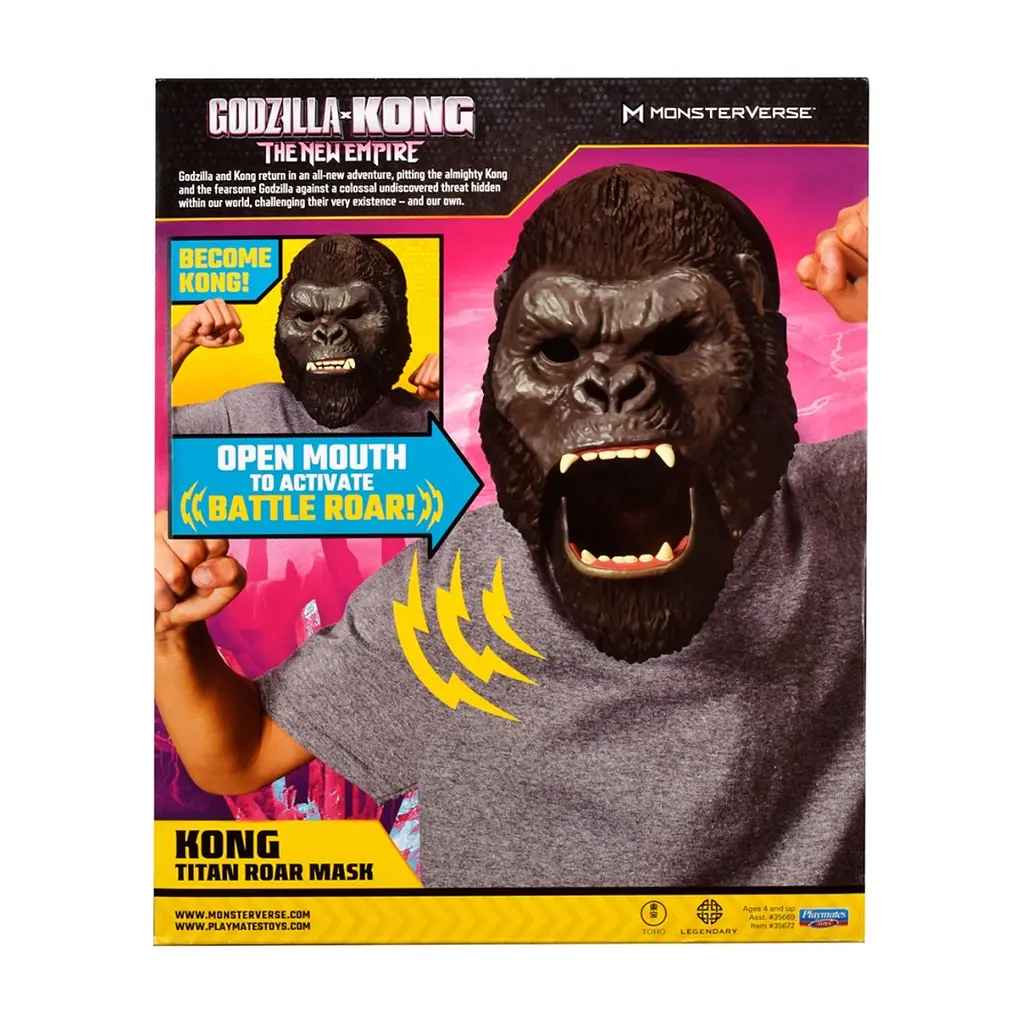 Інтерактивна іграшка Godzilla vs. Kong Маска Конга (звук) (35672) - фото 5