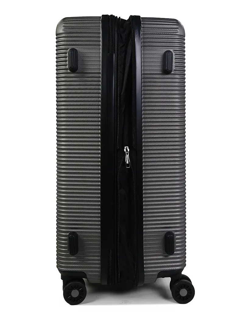 Валіза дорожній гігант (XL) полікарбонат Airtex 968 110л 75х50х30 см Темно-сірий (Dark grey) - фото 6