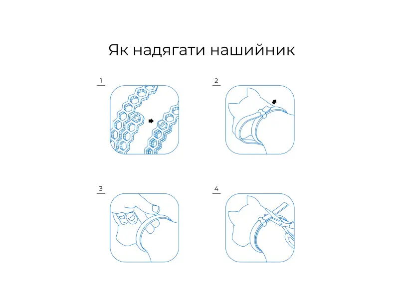 Ошейник для животных Superium Блокер противопаразитарный для собак 70 см (9109) - фото 4