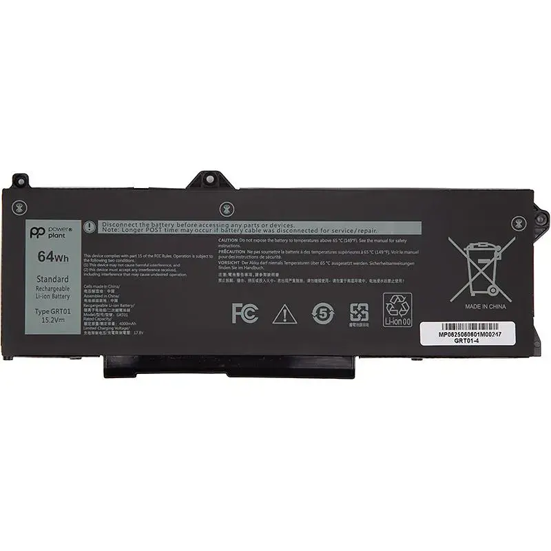 Акумулятор PowerPlant для ноутбуків DELL Latitude 5421 (GRT01) 15.2V 4000mAh (NB442188) - фото 2