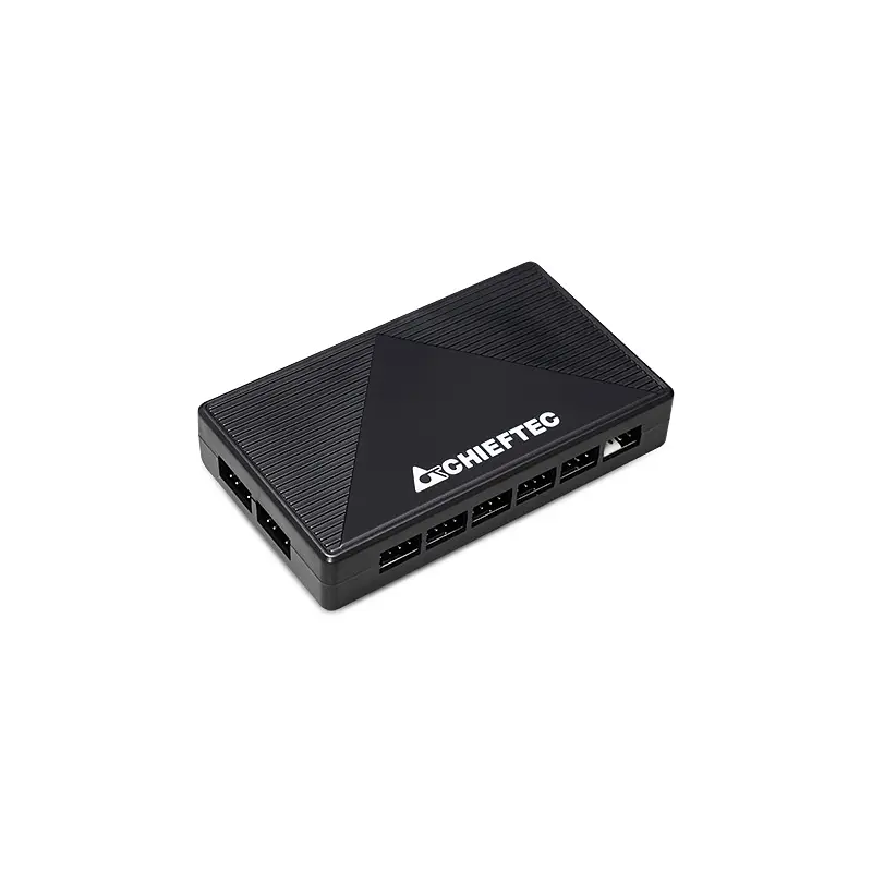 Корпус Chieftec Gaming Hunter 3 без БЖ 2xUSB3.0 1xUSB3.2 Gen2 Type-C 4x120мм ARGB VGA 425мм LCS ready TG Side panel EATX чорний - фото 10