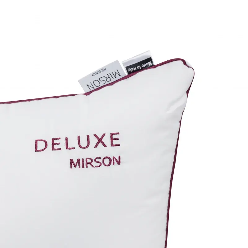 Подушка пуховая MirSon Hand Made De Luxe №901 средняя 50х50 см белая (2200003278972) - фото 3
