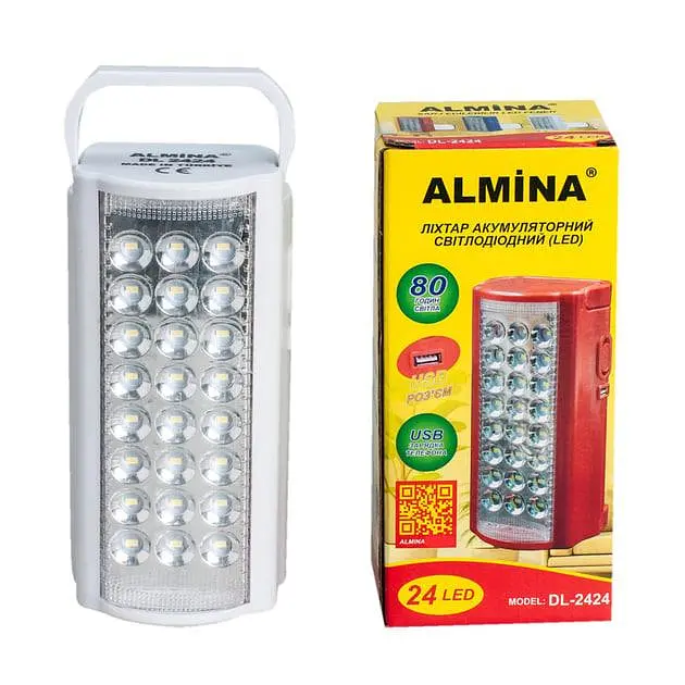 Ліхтар Almina 24 LED переносний світлодіодний з пауербанком - фото 4