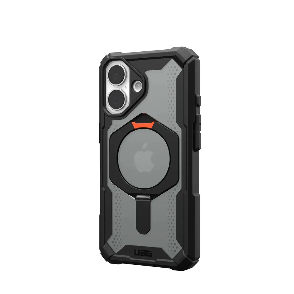 Чохол UAG для iPhone 16, Plasma XTE MagSafe, Black/Orange teh0019499 - фото 3