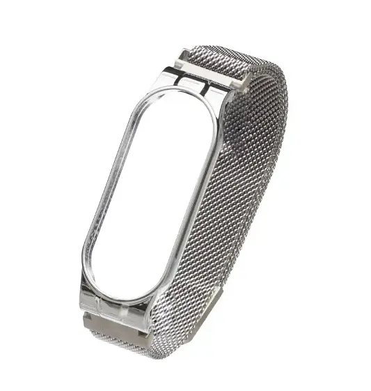 Ремінець Міланська Петля Mi Band 7 Silver (01)