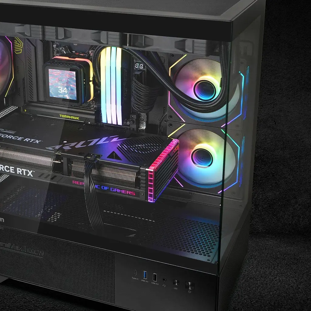 Корпус Zalman Chronix V2 Tempered Glass без БЖ Black (CHRONIXV2BLACK) - фото 7