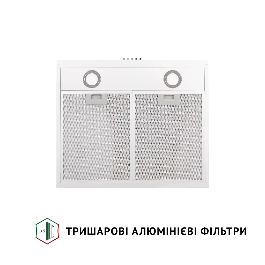 Витяжка плоска Perfelli PL 5002 W LED - фото 5