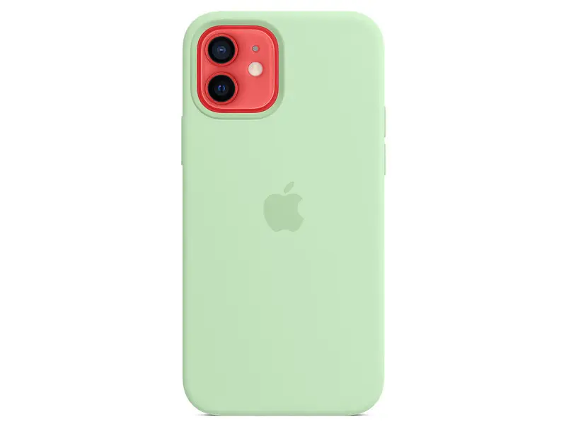 Чехол Apple Silicone Case for iPhone 12/12 Pro HQ Pistachio - фото 6