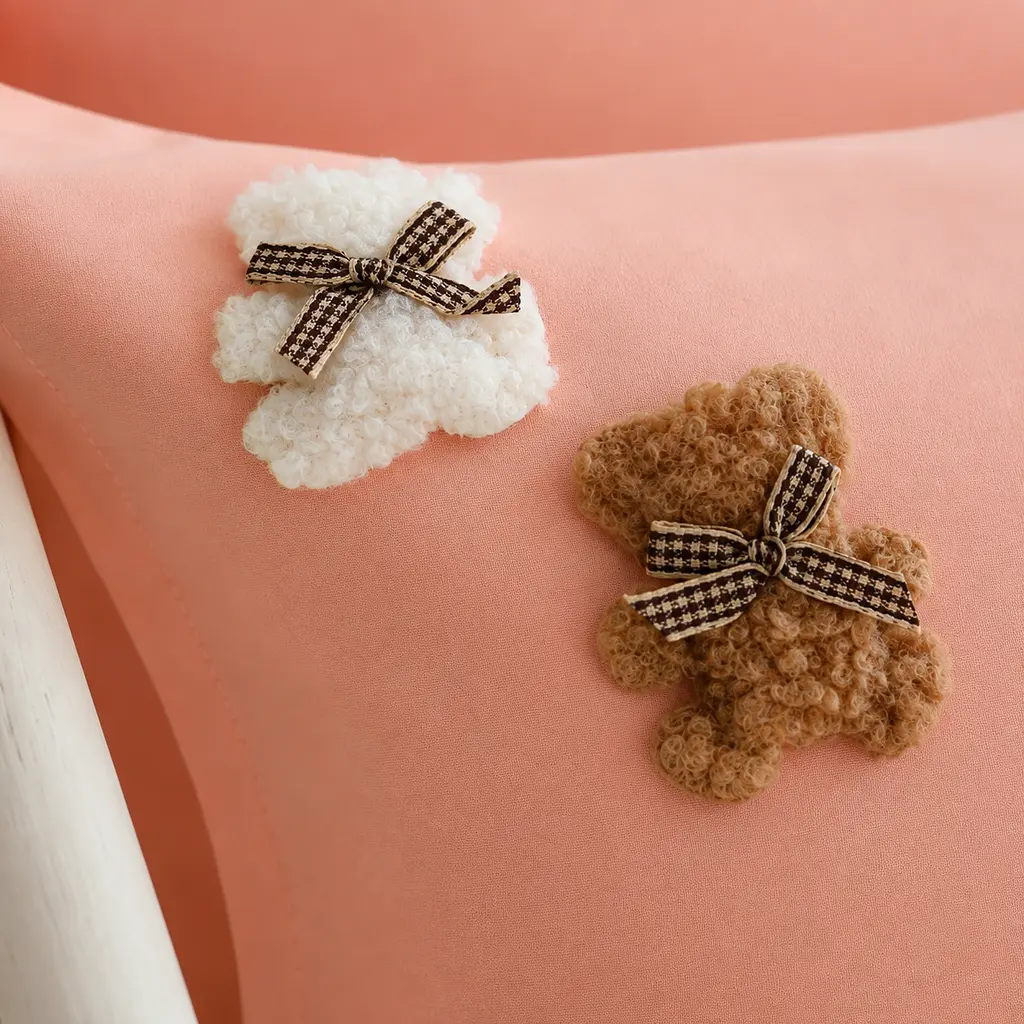 Дитяча постільна білизна MIRSON LITTLE KIDS Poplin Edition Teddy Bear Sandy 110х160см (2200013086390) - фото 4